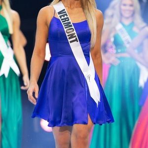 Blue Sherri Hill Cocktail